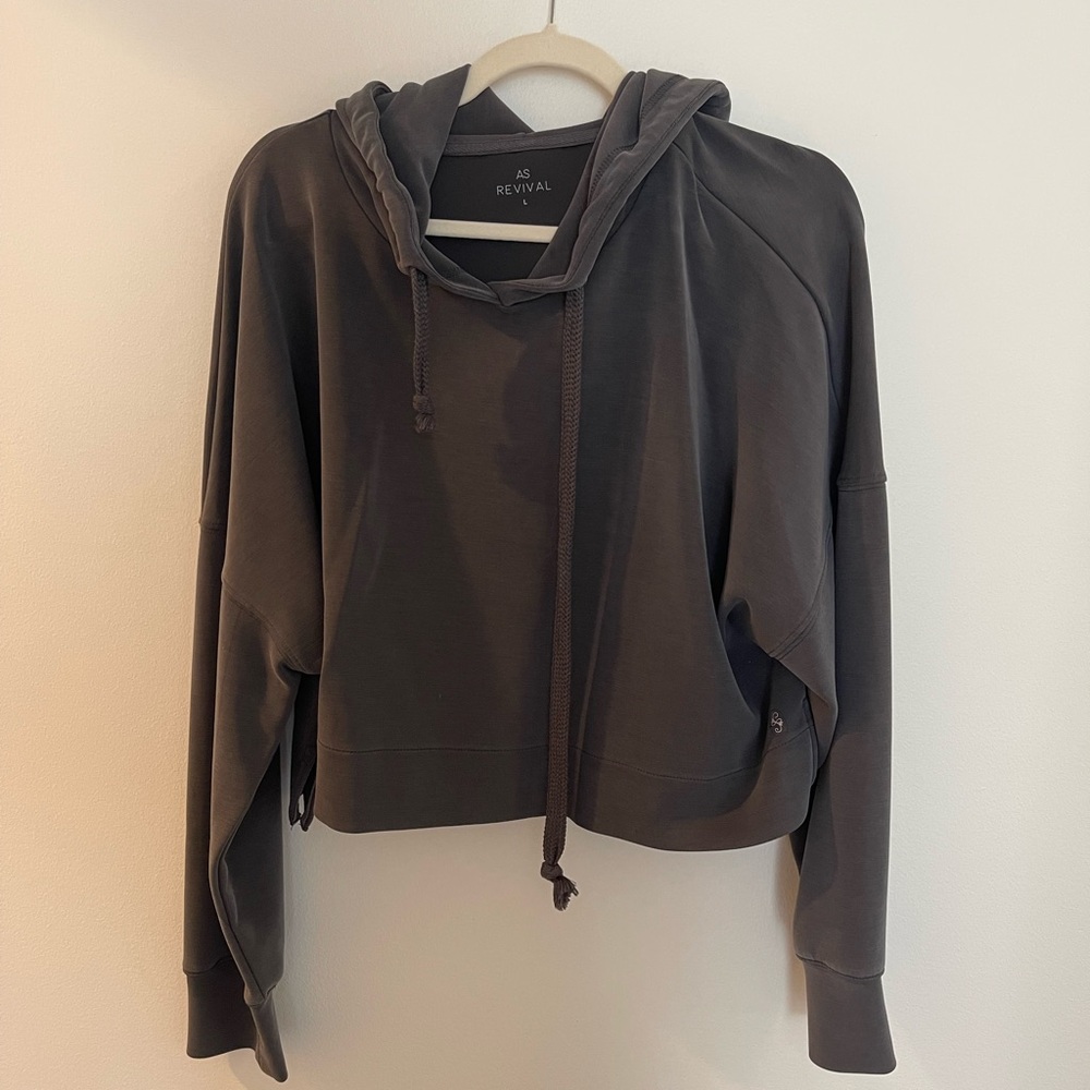 Super soft dark grey hoodie